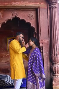 Tourist photographer in Varanasi